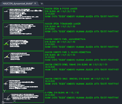 Dynaamiset blokit 1