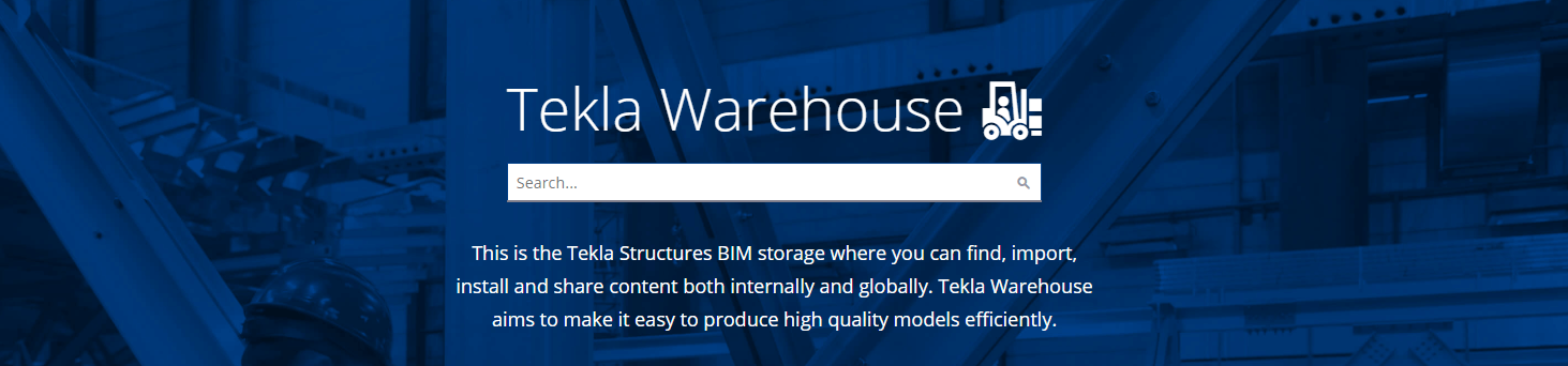 Tekla warehouse banner