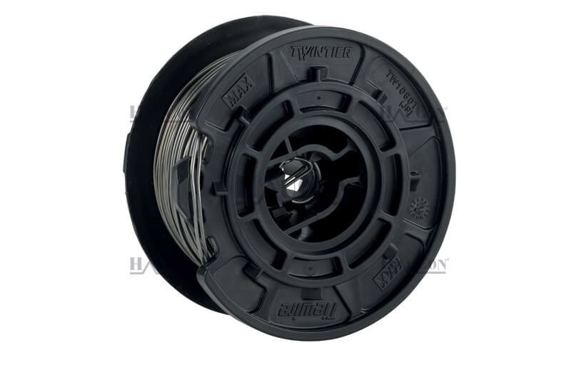 MAX TW1061T -sidontalanka, 1,0 mm musta teräslanka, yhteensopiva RB441T- ja RB611T-sidontakoneiden kanssa