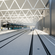 Raide-Jokeri - Roihupellon raitiovaunuvarikko