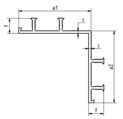 Aa kulma pvc tek