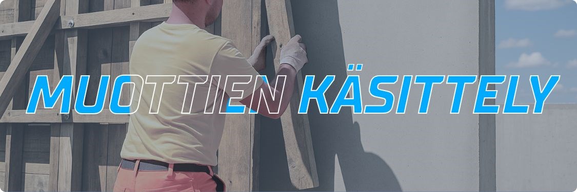 Muotin käsittely muottiöljyllä